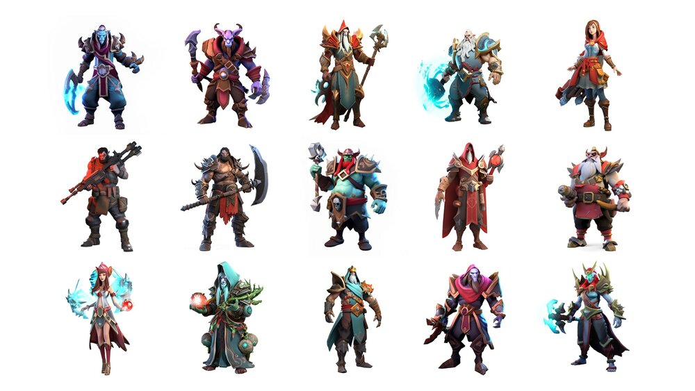 Fantasy Heroes 2D SET 