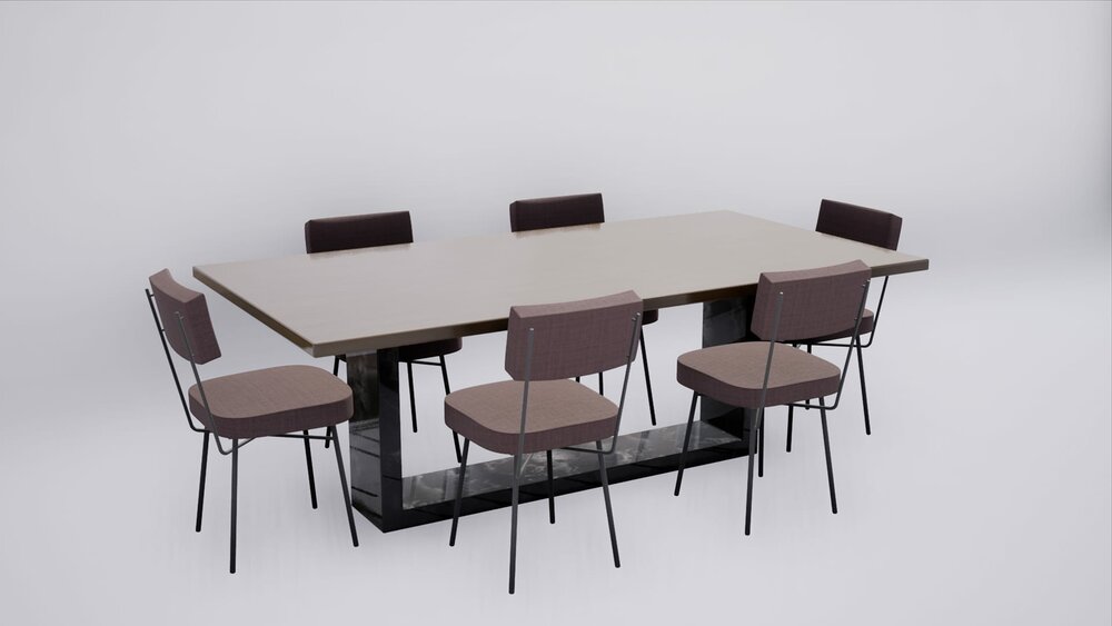 ArchViz Kitchen Table Pack 