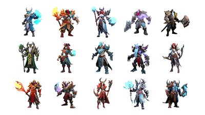 Fantasy Heroes 2D SET 