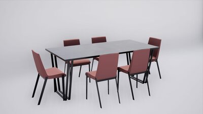 ArchViz Kitchen Table Pack 