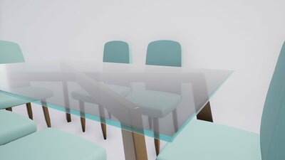 ArchViz Kitchen Table Pack 