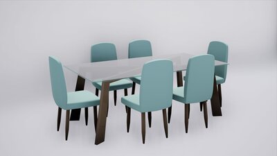 ArchViz Kitchen Table Pack 