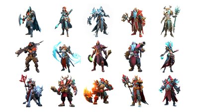 Fantasy Heroes 2D SET 