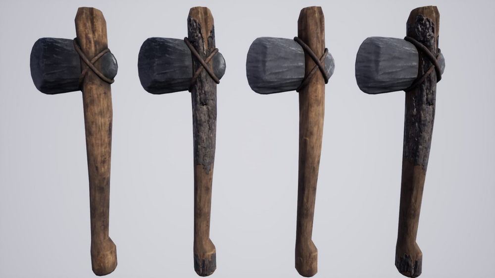 Primitive weapons / tools pack 