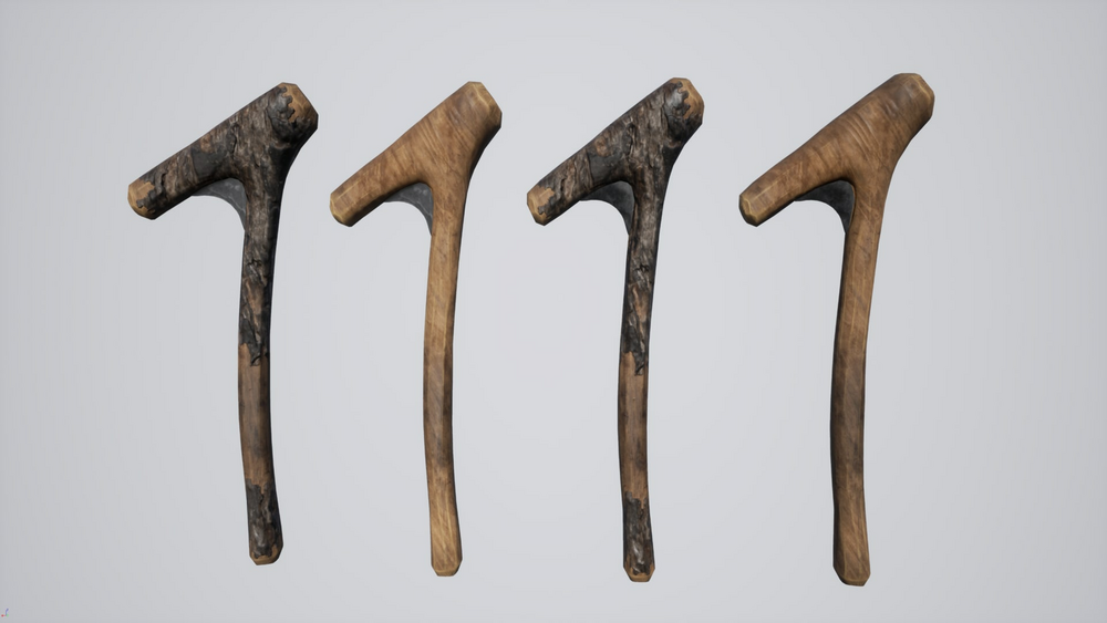 Primitive weapons / tools pack 