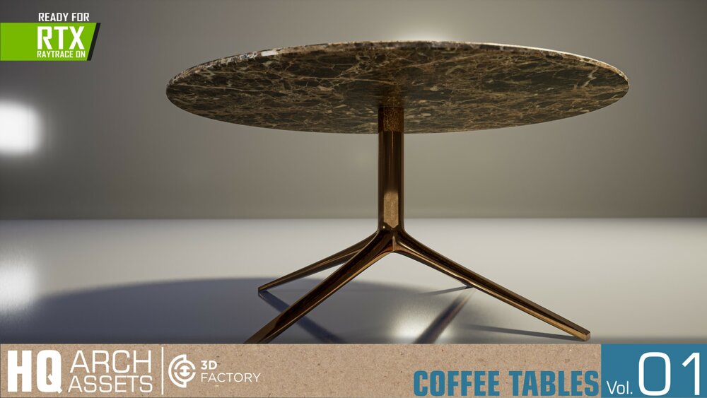 HQ Arch Assets / Coffee tables Vol.1 