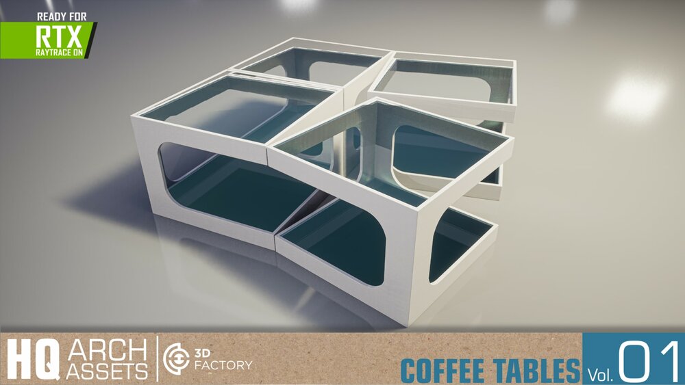 HQ Arch Assets / Coffee tables Vol.1 