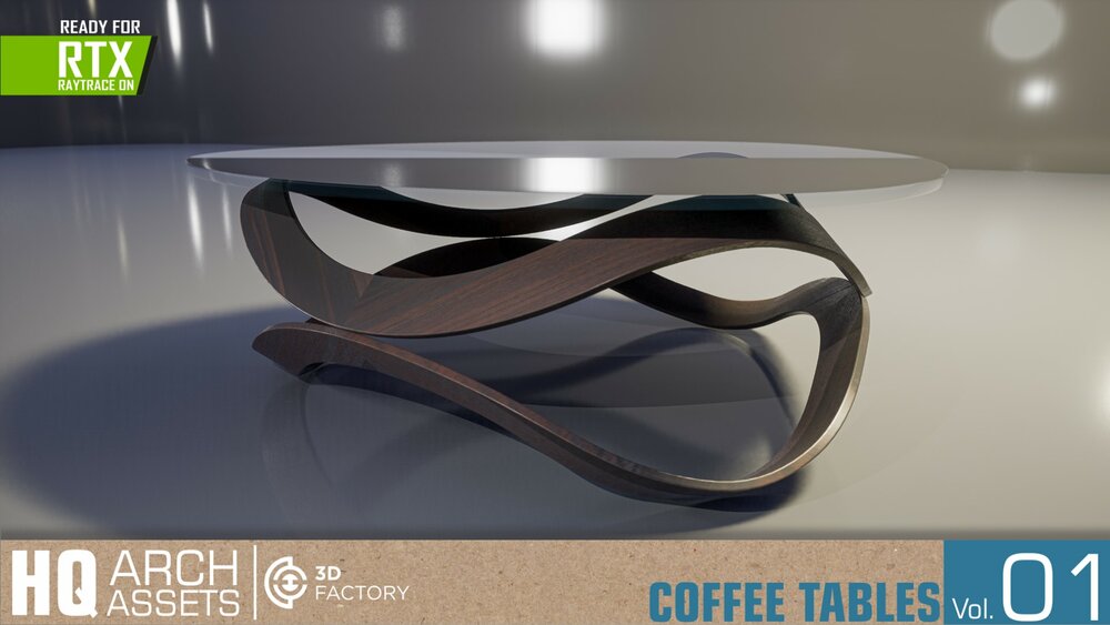 HQ Arch Assets / Coffee tables Vol.1 