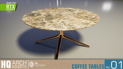 HQ Arch Assets / Coffee tables Vol.1 