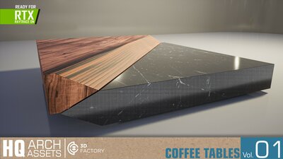 HQ Arch Assets / Coffee tables Vol.1 