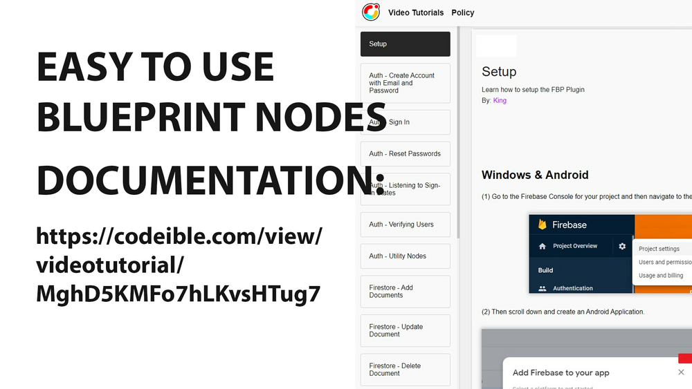 Firebase Blueprint Plugin Library 