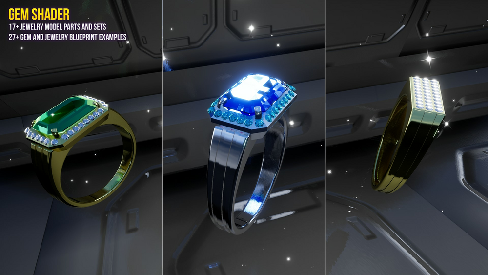 Gem(Jewelry) Shader VFX 