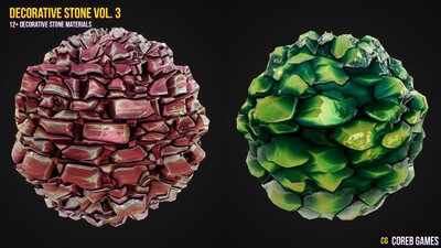 Decorative Stone Material Pack Vol. 3 