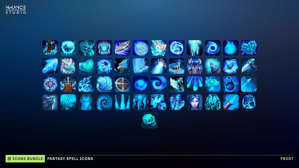 Fantasy Spell Icons Mega Bundle 