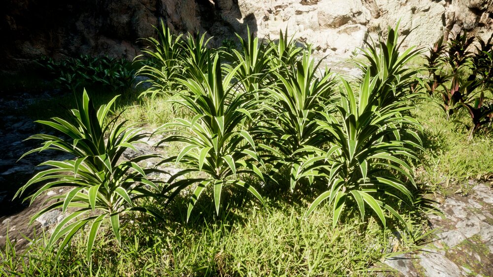 Interactive plants with foliage tool for UE5 (3DVEZ R22) 