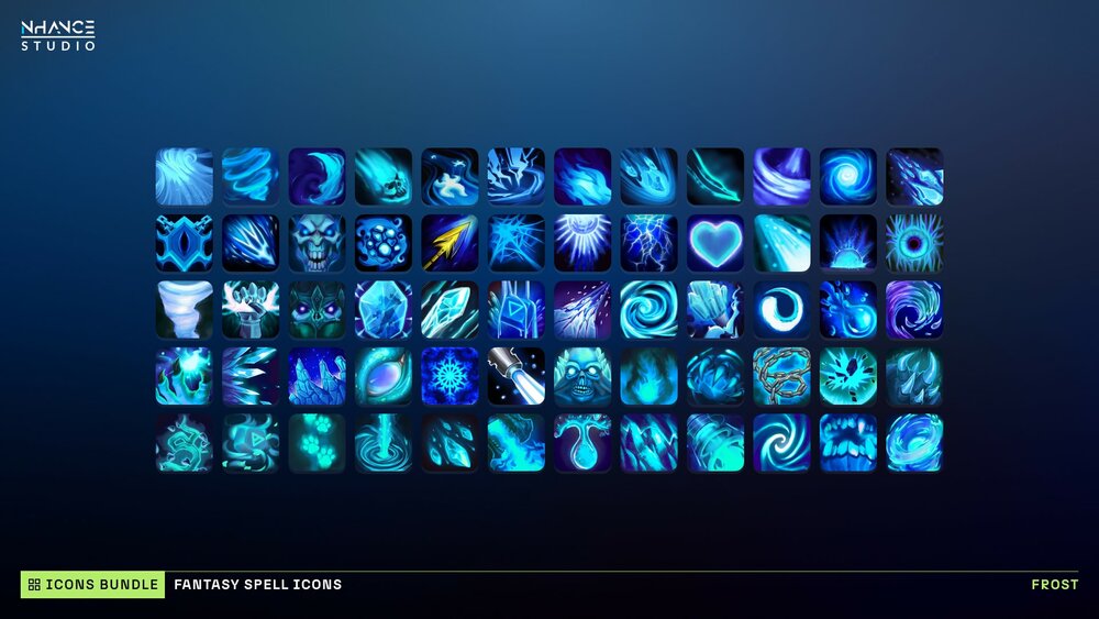 Fantasy Spell Icons Mega Bundle 