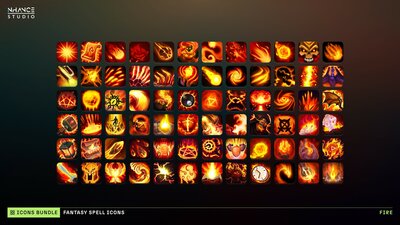 Fantasy Spell Icons Mega Bundle 