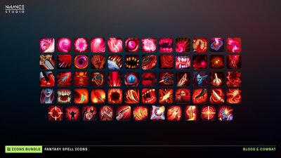 Fantasy Spell Icons Mega Bundle 