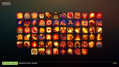 Fantasy Spell Icons Mega Bundle 