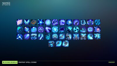 Fantasy Spell Icons Mega Bundle 