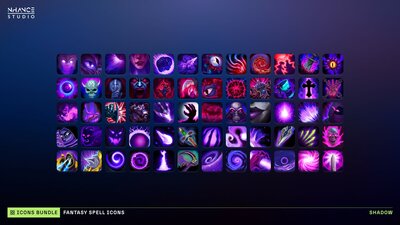 Fantasy Spell Icons Mega Bundle 