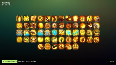 Fantasy Spell Icons Mega Bundle 