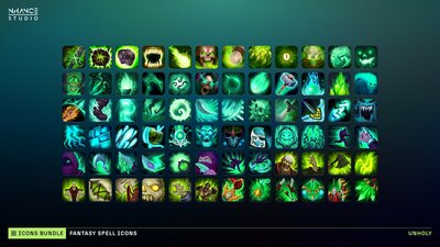 Fantasy Spell Icons Mega Bundle 