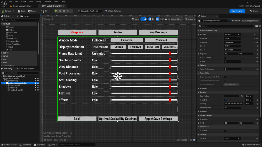 DZG Menu System V1 