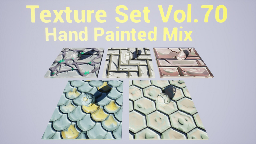 Mix Vol.70 - Hand Painted Textures 