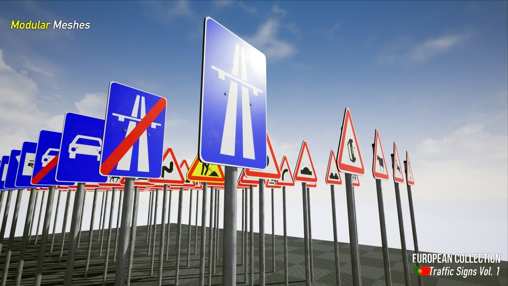 European Collection: Portuguese Traffic Signs 