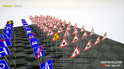 European Collection: Portuguese Traffic Signs 