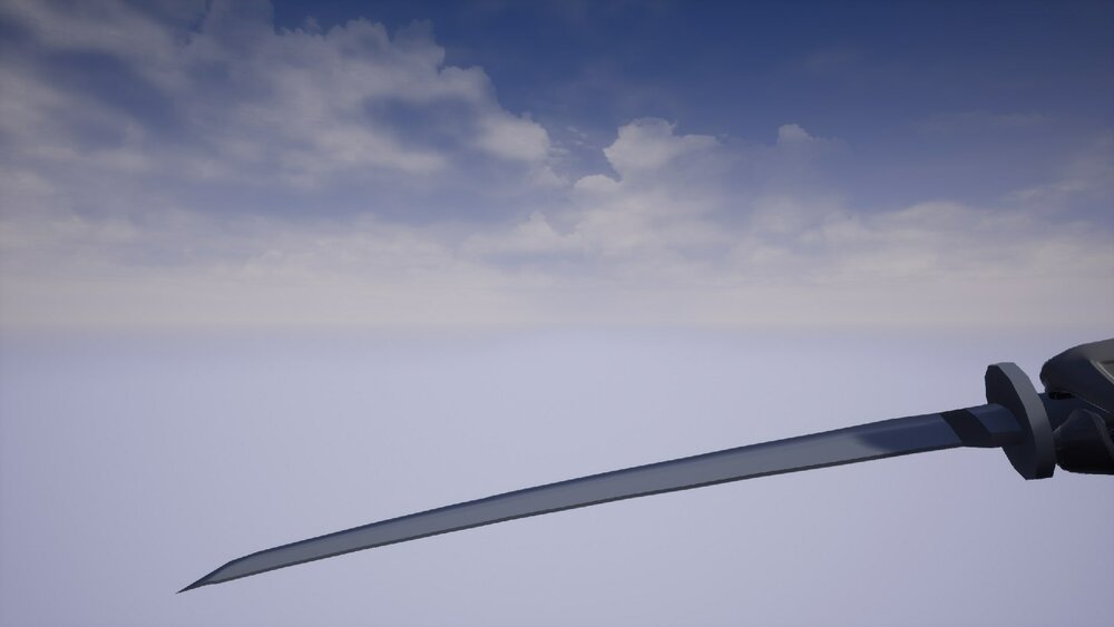 First Person katana 