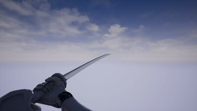 First Person katana 