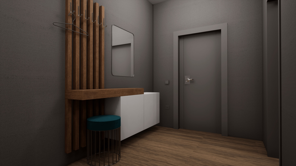 Studio Apartment Interior 