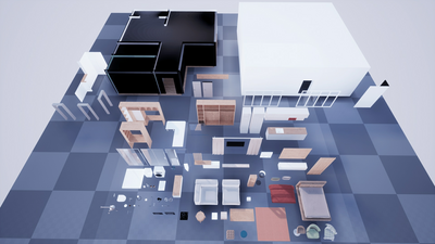 Studio Apartment Interior 