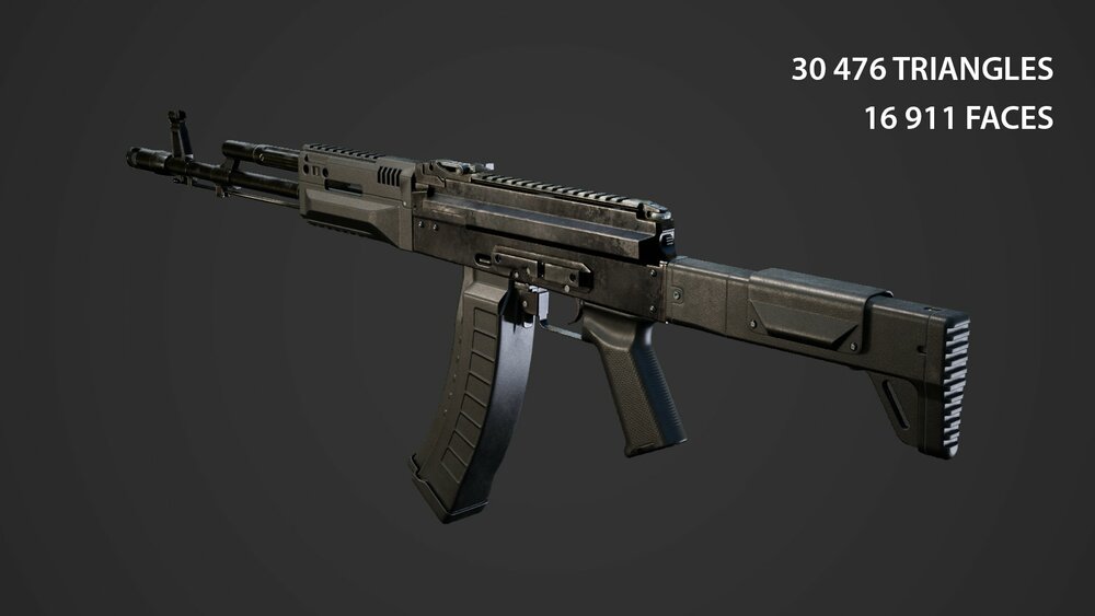 FPS AK Modular Weapons Pack (HQ soviet assault rifles) 