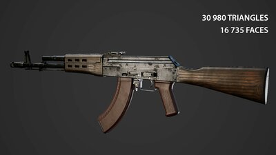 FPS AK Modular Weapons Pack (HQ soviet assault rifles) 