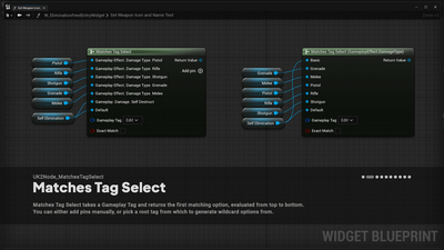 Gameplay Tag Select 