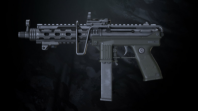 PM-33 SMG With hands And Weapon Case 