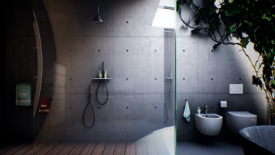 Minimal Bathroom & Sauna 