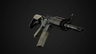 Weapons pack 01 with character animations 