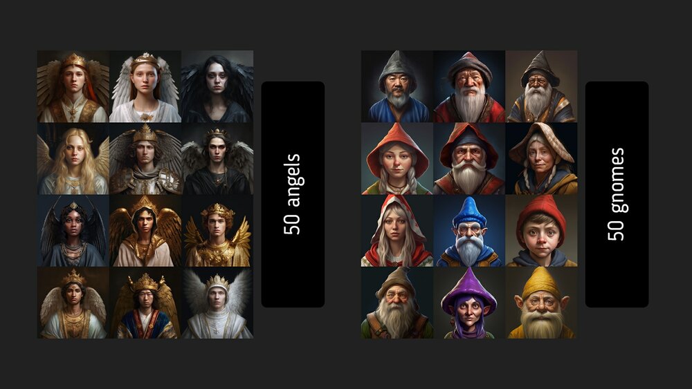 400 Fantasy Avatar Portraits SET 