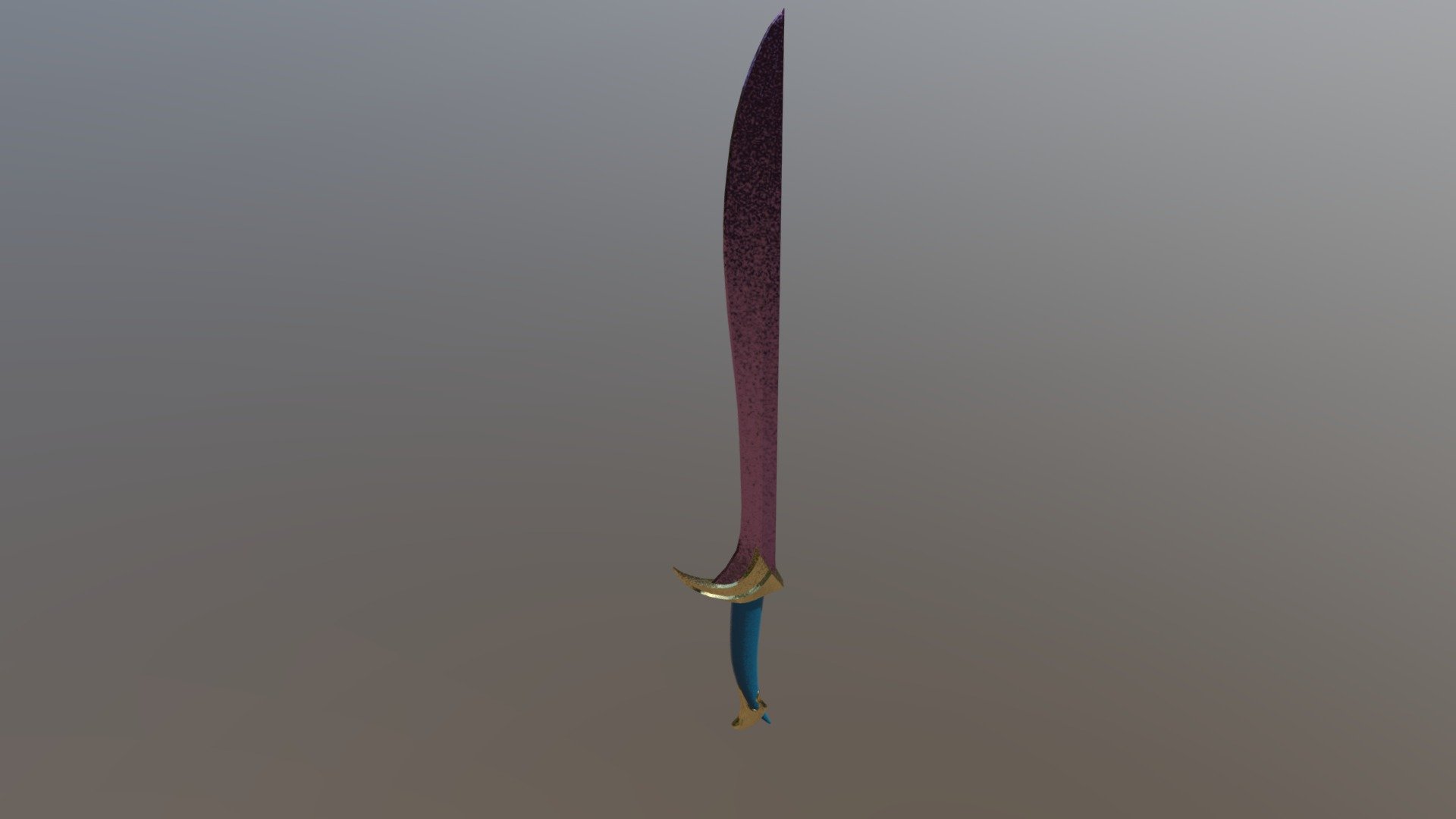 Modeled Sword (Painted) 