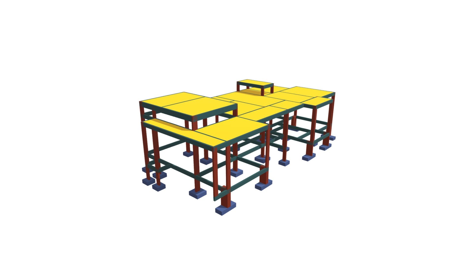 Modelo 3D - Edificação Residencial 