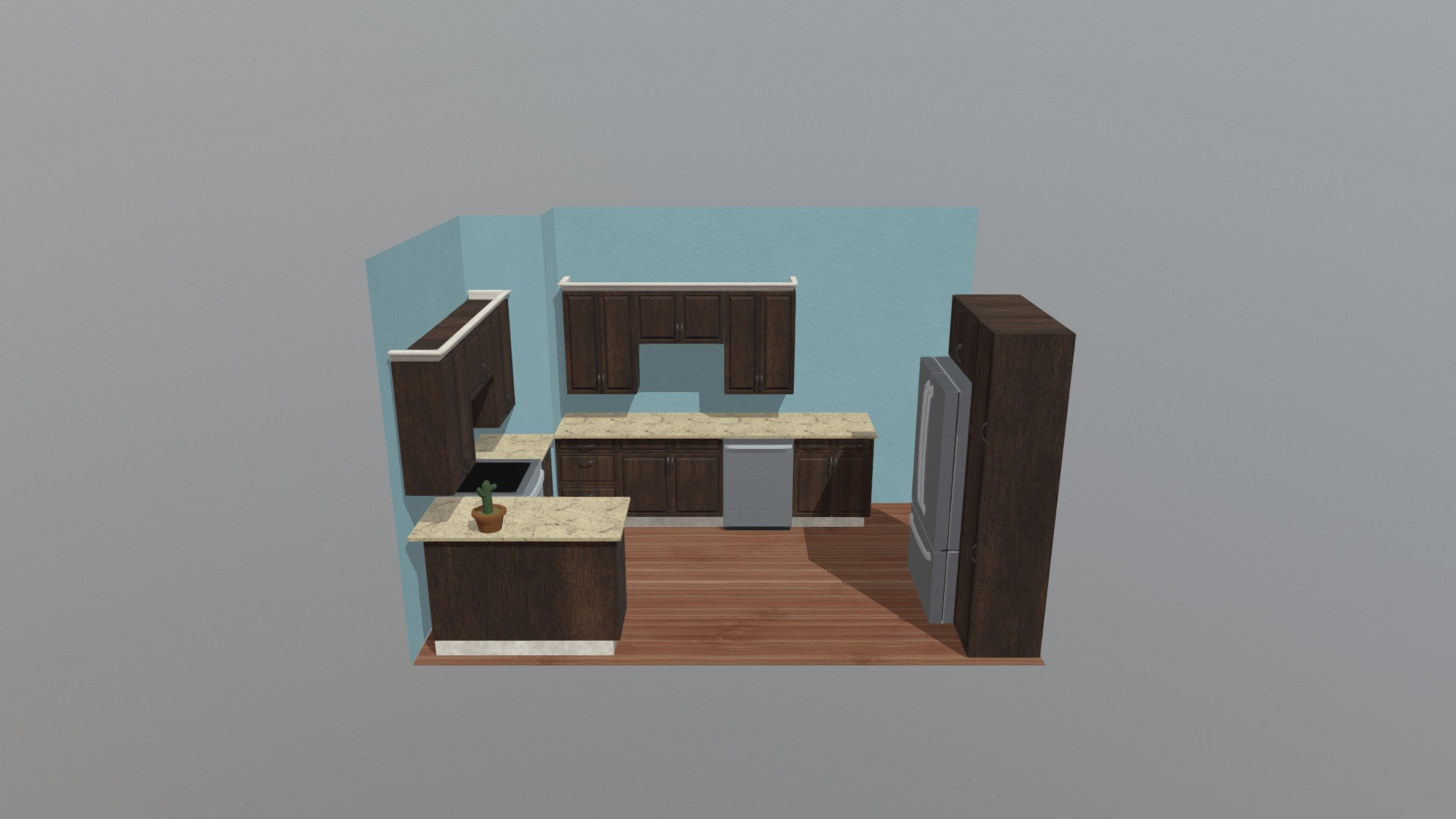 Kitchen Remodel Diorama 