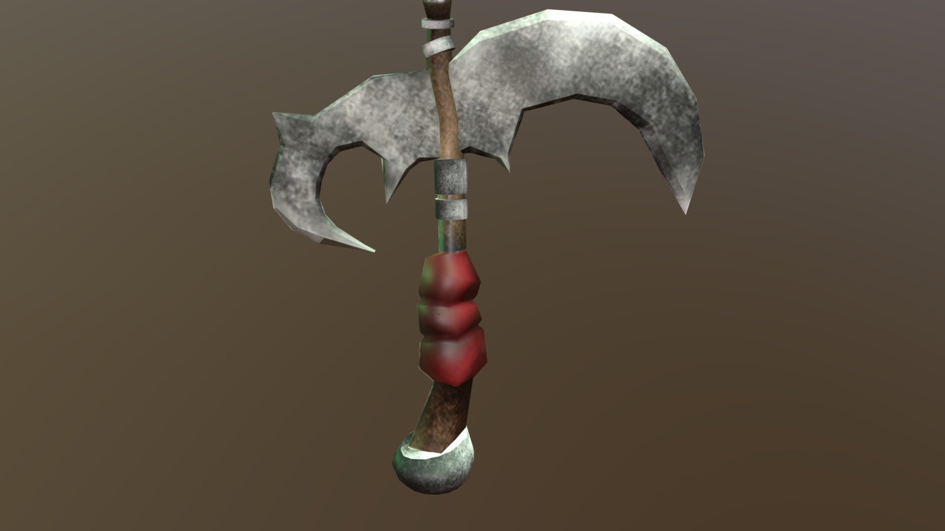 FIRST LOW-POLY WEAPON - MAKESHIFT PICKAXE: 