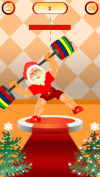 Santa Claus Weightlifter Sport Game 