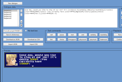 Dialogue System Template