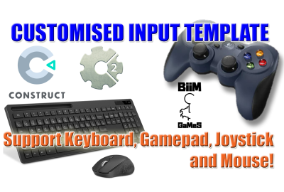 Customised Input Template - Gamepad, Keyboard and Mouse Support