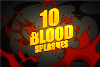 10 Blood Splash Sprite effects